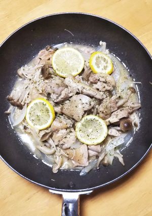 鶏のきのこレモン蒸し-レシピのメイン写真