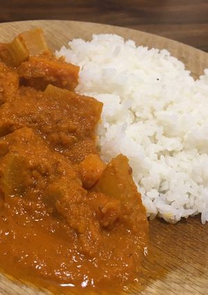リンゴで簡単！スパイスカレー-レシピのメイン写真