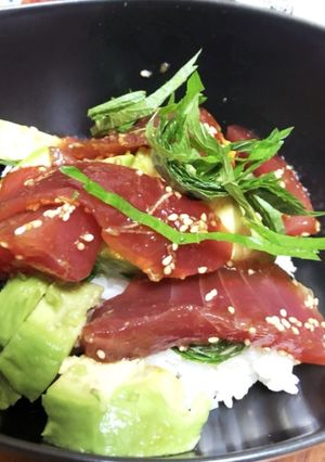 アボカドマグロ丼-レシピのメイン写真