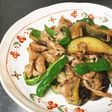 とろとろ茄子と豚バラのバタポン炒め