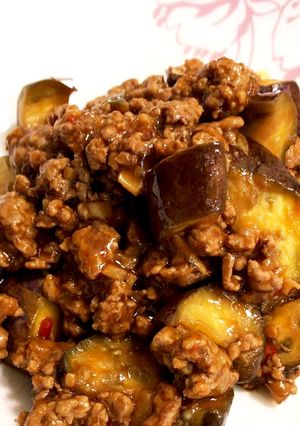 茄子の肉味噌(塩分控えめ)-レシピのメイン写真