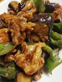 簡単レシピ♪茄子とピーマンの肉味噌炒め-レシピのメイン写真