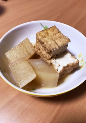 我が家の大根と厚揚げの煮物-レシピのメイン写真