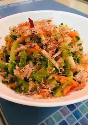 【ロカボ】ゴーヤの和え物withツナ缶!-レシピのメイン写真