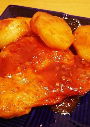 冷蔵庫の残り物消費♪ 鳥モモ肉の甘辛煮-レシピのメイン写真
