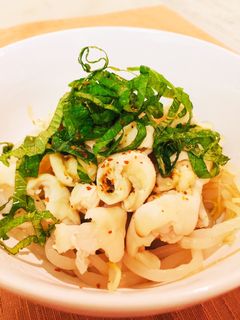 【定番】鶏皮とモヤシのポン酢和え-レシピのメイン写真