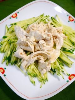 簡単!よだれ鶏風-レシピのメイン写真