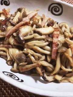 きのこのバターポン酢炒め-レシピのメイン写真