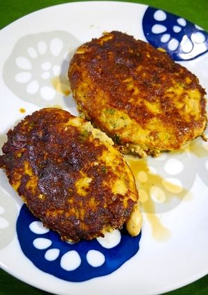 糖質制限!大豆とおからのポークハンバーグ-レシピのメイン写真