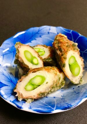 ★お弁当に★アスパラとちくわの磯辺揚げ-レシピのメイン写真