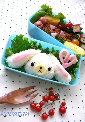 シュガーバニーズのお弁当（キャラ弁）-レシピのメイン写真