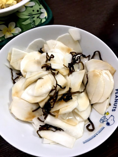 カブの塩昆布和え-レシピのメイン写真