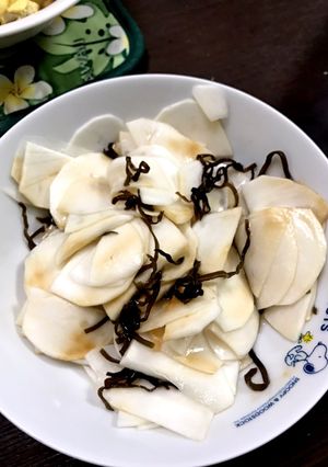 カブの塩昆布和え-レシピのメイン写真