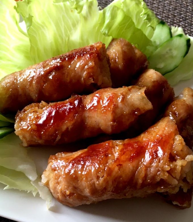 残ったご飯で肉巻きおにぎり-レシピのメイン写真