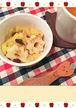 簡単！ちくわぶとりんごのコンポート♪-レシピのメイン写真