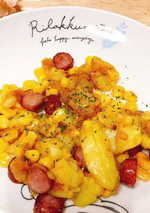 甘辛コーンウインナーバターソテー-レシピのメイン写真