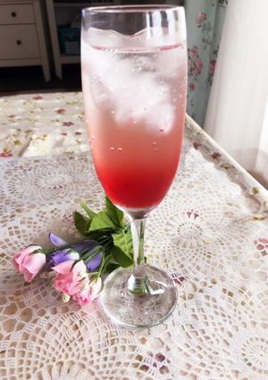 余った氷シロップで♡お洒落なソーダー-レシピのメイン写真