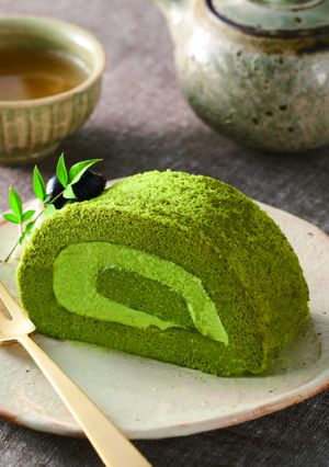 桑抹茶のロールケーキ♪-レシピのメイン写真