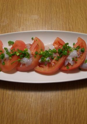 たことトマトのカルパッチョ風-レシピのメイン写真
