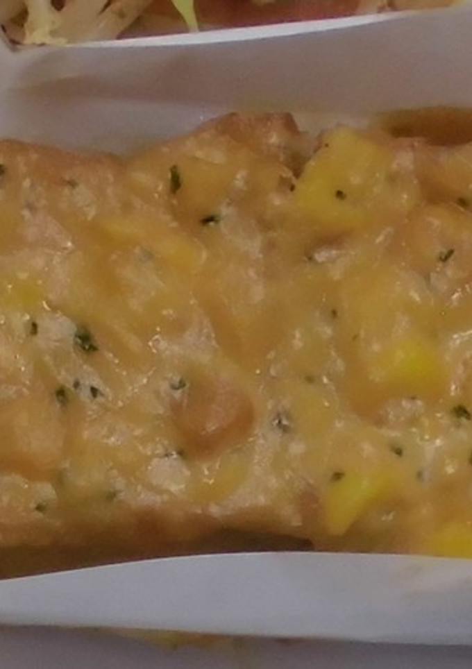 簡単給食　生揚げのみそマヨコーン焼き-レシピのメイン写真
