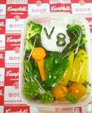 8種類の野菜♪キャンベルV8健康キャラ弁