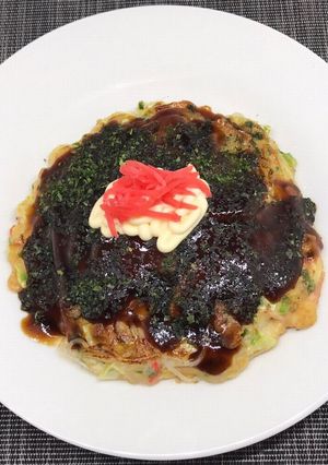 低糖質☆乾燥こんにゃくパスタでお好み焼き-レシピのメイン写真