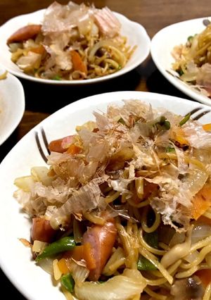 簡単＆時短♡フライパンで大量焼きそば-レシピのメイン写真