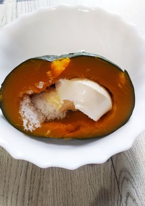 まるごとカボチャ-レシピのメイン写真