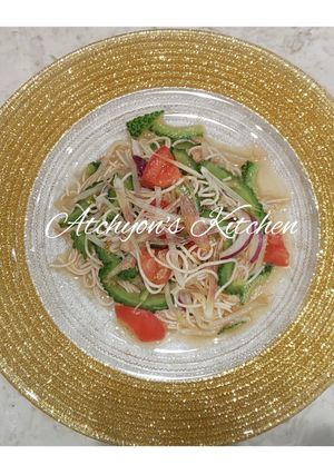 簡単お洒落なヘルシー蕎麦サラダ-レシピのメイン写真