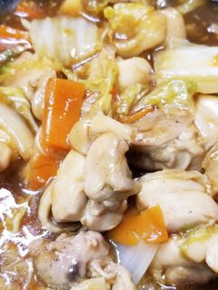 ☆鶏肉・白菜・人参♪中華炒め☆-レシピのメイン写真