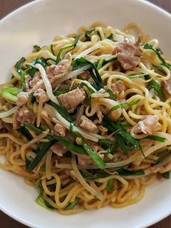 モヤシとニラの中華風焼きそば-レシピのメイン写真