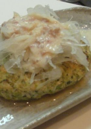 ブロッコリーハンバーグ-レシピのメイン写真