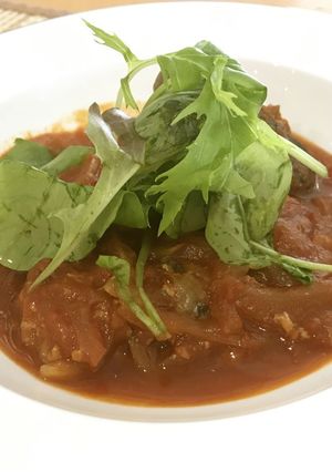美人レシピ・ご飯が進む！さば缶トマト煮-レシピのメイン写真