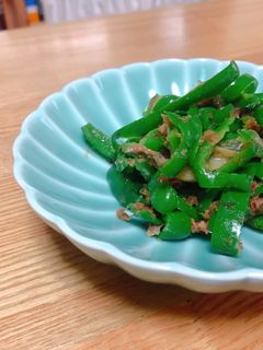 レンジで簡単なピーマンの和え物-レシピのメイン写真