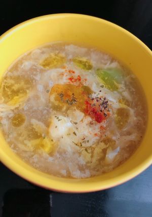 フィーリングで作るふわふわ卵のスープ-レシピのメイン写真