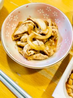 我が家の☆牛丼風?豚炒め♪-レシピのメイン写真
