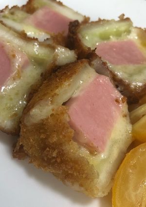 お化けきゅうりのとろとろチーズフライ-レシピのメイン写真