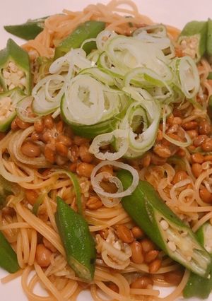 プレミアム納豆パスタ-レシピのメイン写真