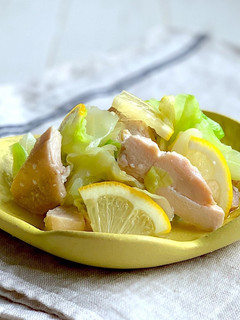 鶏肉の塩麹蒸しレモンキャベツ和え作り置き-レシピのメイン写真
