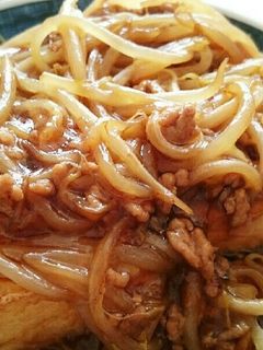 厚揚げのもやしあんかけ-レシピのメイン写真