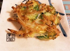 ゴーヤ☆ワタ種入りかき揚げ(QC使用)-レシピのメイン写真