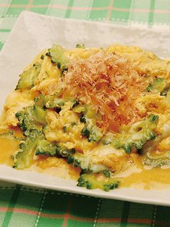 ゴーヤとチーズのふわとろ玉子炒め-レシピのメイン写真