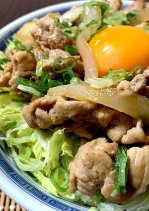 簡単 手抜きでも美味しい スタミナ豚丼-レシピのメイン写真