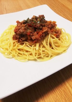 パパのミートソースパスタ-レシピのメイン写真