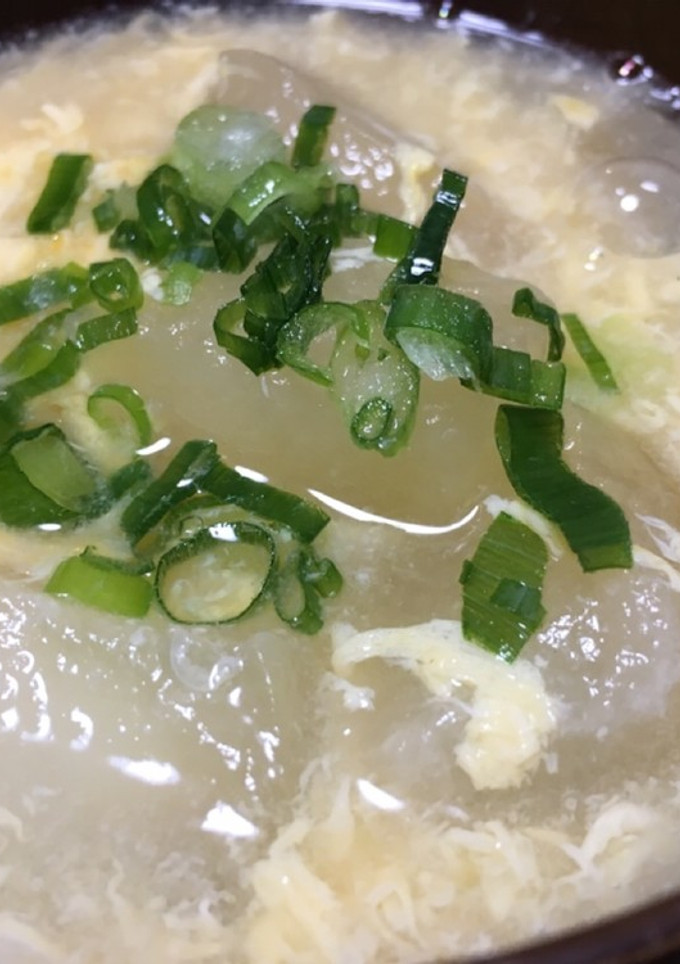 白だしで簡単冬瓜かき玉汁-レシピのメイン写真
