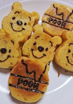 かぼちゃのプーさんマフィン-レシピのメイン写真