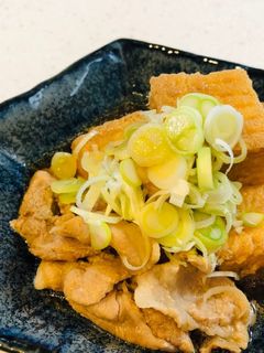 厚揚げと豚バラのさっと煮-レシピのメイン写真