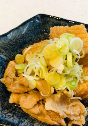 厚揚げと豚バラのさっと煮-レシピのメイン写真