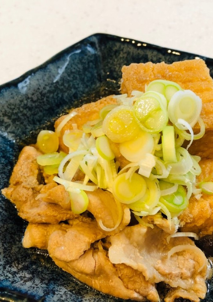 厚揚げと豚バラのさっと煮-レシピのメイン写真