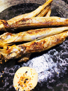 フライパンdeししゃも焼〜一味マヨ添え〜-レシピのメイン写真